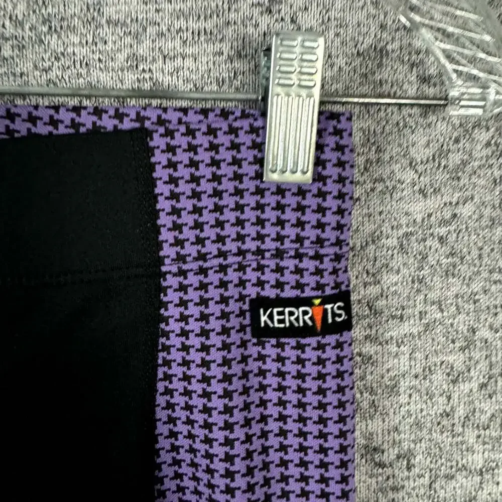 Kerrits Women's Size Small Black / Purple Skinny Leg Equestrian Pants